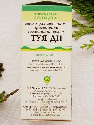Препарат «Туя»