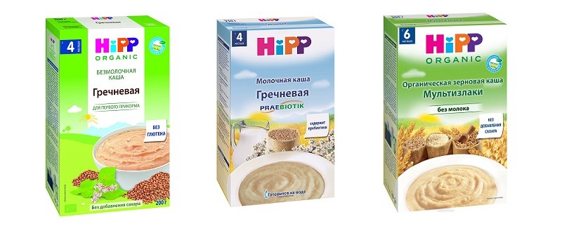 Каши фирмы Hipp