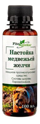 Медвежья желчь – настойка
